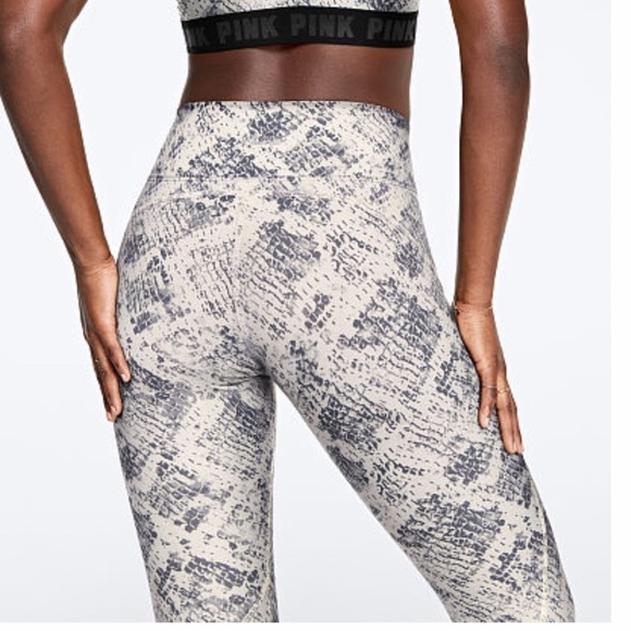 Pink VS B&W snakeskin buttery soft leggings - Picture 1 of 4